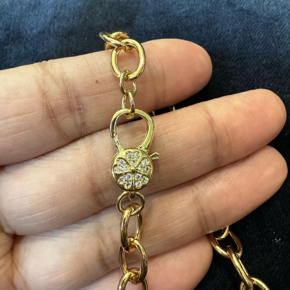 Woman Chain Rolo Necklace Set 2 - Picture 9 of 10